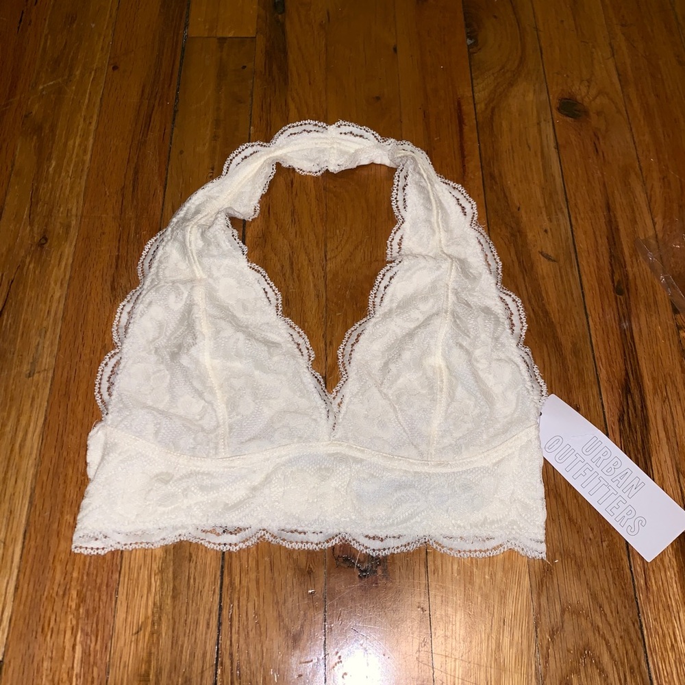 Urban Outfitters White Lace Bralette